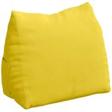  Jastuk za leđa Svijetlo žuta 60 x 20 x 50 cm tkanina | shoptok.hr