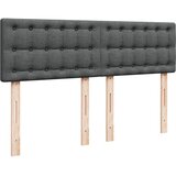  Okvir kreveta s oprugama i madrac svjetlosivi 160x200cm tkanina | shoptok.hr