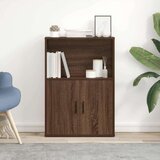 vidaXL Knjižna omara rjavi hrast 60x24x85 cm inženirski les | Shoptok.si