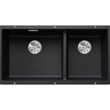 Blanco sudoper SUBLINE 480/320-U InFino SILGRANIT bez dalj.upr. - CRNA | shoptok.hr