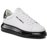 Karl Lagerfeld Superge KL52625 White Lthr w/Black Cene