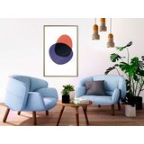  Poster - White Orange Violet and Black 30x45 | shoptok.hr
