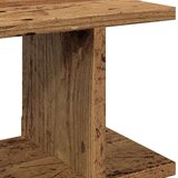 vidaXL Stenska polica 2 kosa starinski les 90x18x20 cm inženirski les | Shoptok.si