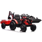 Traktor na akumulator s prikolico SX2068 - rdeč | Shoptok.si