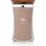 WoodWick Patchouli Créme dišeča sveča z lesenim stenjem 609.5 g Cene