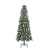 vidaXL Umestno božično drevo med 300 LED Zelena 86 x 86 x 210 cm | Shoptok.si