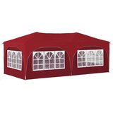  Rastezljivi šator za zabave 575 x 288 x 245 cm Tamno crvena | shoptok.hr