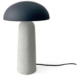 BIZZOTTO Siva stolna lampa betonska s metalnim sjenilom (visina 39,5 cm) Delphine – Cijene