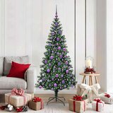 vidaXL Umjetna preddekorirana božićna jelka med 300 LED Zelena 180 cm | Shoptok.si