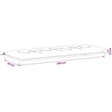  Jastučići za klupe VIANEN 2 kom. 100% poliester Plava - Plava 200 x 30 x 12 cm | shoptok.hr