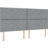 Box Postelja z vzmetnico z vzmetnico Svetlo siva 200 x 200 cm blago - - Svetlo siva - 93.38 - 200 x 200 cm - | Shoptok.si
