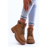 Boto Women's Quilted Lined Boots Corbin Dark Beige | ePonuda.com