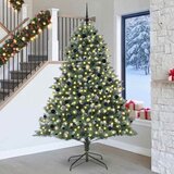  Umjetno božićno drvce Zelena 240 cm PVC, Plastika i Čelik | shoptok.hr