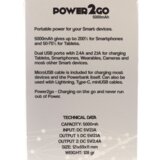 KIT Mr. Watts zunanja prenosna baterija powerbank 5000 mAh - črn | Shoptok.si