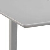  Produživi blagovaonski stol sivi (80 - 120) x 80 x 74 cm mdf | shoptok.hr