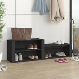vidaXL Ormarić za cipele crni 150 x 35 x 45 cm od konstruiranog drva Cijene