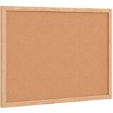 vidaXL Tabla iz plute z okvirjem iz masivnega borovega lesa 40x30 cm | Shoptok.si