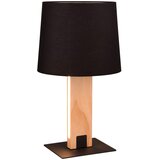 Tri O Crna/u prirodnoj boji LED stolna lampa s tekstilnim sjenilom (visina 50 cm) Rahul – | shoptok.hr