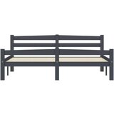  Za krevet od masivne borovine tamnosivi 160 x 200 cm | shoptok.hr