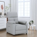 vidaXL Naslanjač svetlo sivo blago | Shoptok.si