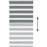 vidaXL Zebra senčilo temno sivo 70x150 cm tkanina širina 65,9 cm | Shoptok.si
