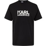 Karl Lagerfeld Majica črna / bela | Shoptok.si