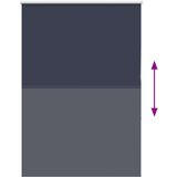 vidaXL Rolo zavjesa Blackout morski 90x150 cm Širina tkanine 85,7 cm | shoptok.hr