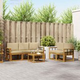  Set vanjskih sofa 6 kom. Prirodna i bež | shoptok.hr
