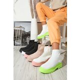 Resti Women's boots on a thicker sole in white and pink Korlic-Shoes | Shoptok.si