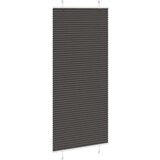 vidaXL plisirana žaluzija črna 85x200 cm širina tkanine 84,4 cm | Shoptok.si