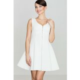 Lenitif Ženska haljina K255 bela Cene