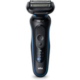 Braun Brivnik Series 5 52-B1000s za in mokro suho britje, modre barve | Shoptok.si