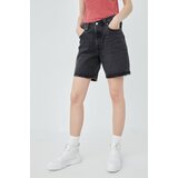 Levi's Kratke hlače iz jeansa žensko, črna barva, | Shoptok.si