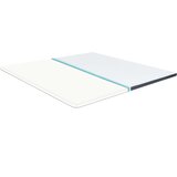  Nadmadrac za krevet s opružnim madracem 200 x 200 x 5 cm srednje mekan | shoptok.hr