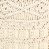  Ručno rađeni tabure s makrameom 45 x 30 cm pamučni | shoptok.hr