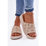 VINCEZA Women's Suede Slippers With Pins | shoptok.hr