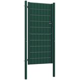 In Vrata za ograjo PVC in jeklo 100x164 cm zelena | Shoptok.si