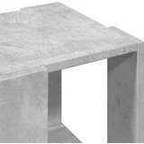 vidaXL Klubska mizica betonsko siva 32x32x30 cm inženirski les | Shoptok.si