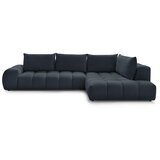 Bobochic Paris Temno modra kotna sedežna garnitura Everest – | Shoptok.si