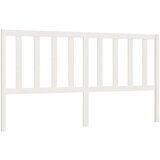  Uzglavlje za krevet bijelo 206 x 4 x 100 cm od masivne borovine | shoptok.hr