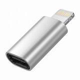 Blue Star USB-C v Lightning Pretvornik Adapter za iPhone in iPad, Srebrna, (5000276778) | Shoptok.si