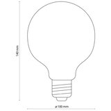  led sijalica amber G95 E27/6,5W/230V 3200K | Eponuda.com