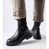 Big Star Black slip-on ankle boots | ePonuda.com