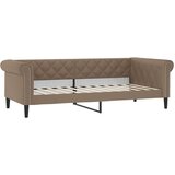  Dnevni krevet na razvlačenje cappuccino 90x200 cm umjetna koža | shoptok.hr