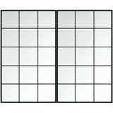 vidaXL Zidna ogledala 2 kom crna 100x60 cm metalna | shoptok.hr