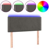  Posteljno vzglavje temno sivo 90x5x78/88 cm žamet, (20737923) | Shoptok.si