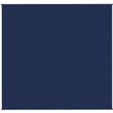 vidaXL Teška deka plava 220x230 cm 15 kg od tkanine | shoptok.hr