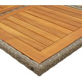 vidaXL 13-dijelni vrtni blagovaonski set s jastucima poliratan sivi | shoptok.hr