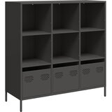  Visoka komoda ružičasta 101,5x39x103,5 cm čelična | shoptok.hr