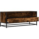 TV ormarić boja dimljenog hrasta 100x34 5x40 cm konstruirano | shoptok.hr